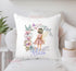 Personalised Cushion For Children - Any Name | Fairy Wreath | Gift for Baby | Pillow Gift