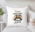 Personalised Cushion For Children - Any Name | Gold Gaming Controller | Gift for Boys | Pillow Gift
