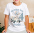 Personalised Cowboy Birthday T-Shirt ANY AGE - Cotton White Top, Any Age, Racing Car Party Top