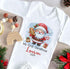Baby's First Christmas Personalised Bib, Vest and Sleepsuit Cotton Set - Perfect for New baby Gift, Gingerbread and Santa