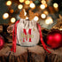 Custom Velvet Reindeer Gift Bag with Personalisation - Ideal for Christmas Gifting