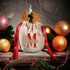 Custom Velvet Reindeer Gift Bag with Personalisation - Ideal for Christmas Gifting