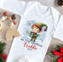 Baby's First Christmas Personalised Bib, Vest and Sleepsuit Cotton Set - Perfect for New baby Gift, Christmas Elf
