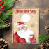 Aluminium Christmas Countdown | Vintage Santa Claus | Wipeable