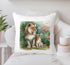 Personalised Safari Animals Cushion Cover | Super Soft and Fully Washable | Perfect Gift | Rhino, Elephant, Lion or Cheetah