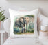 Personalised Safari Animals Cushion Cover | Super Soft and Fully Washable | Perfect Gift | Rhino, Elephant, Lion or Cheetah