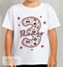 Personalised London Number Birthday T-Shirt, Any Age, Cotton White Top, any number any age