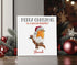 Personalised Christmas Card, Festive Robin, Card for Daughter, Sister, Niece, Nephew, Granddaughter, Son, Cousin, Brother, Nephew, Grandson