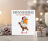 Personalised Christmas Card, Festive Robin, Card for Daughter, Sister, Niece, Nephew, Granddaughter, Son, Cousin, Brother, Nephew, Grandson