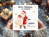 Personalised Christmas Card, Santa and Sack, Card for Daughter, Sister, Niece, Nephew, Grandaughter, Son, Cousin, Brother, Nephew, Grandson