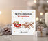 Personalised Christmas Card, Santa and Sleigh, Card for Daughter, Sister, Niece, Nephew, Grandaughter, Son, Brother, Nephew, Grandson