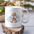 Christmas Gingerbread man Personalised Mug, Gift For Mum, Gift for Him, stocking filler gift, Official Christmas Cookie Tester