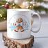 Christmas Gingerbread man Personalised Mug, Gift For Mum, Gift for Him, stocking filler gift, Official Christmas Cookie Tester