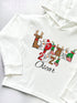 Personalised Lapland 2024 Long Sleeve Top - Customizable Lightweight T-Shirt with Hood and Cotton Jersey Fabrics