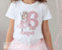 Personalised Girls Birthday T-Shirt - Ballerina Doll Design, Birthday Number - 100% Soft Cotton, DTG - Age 1-10yrs