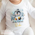 Personalised Babies First Christmas Sleepsuit, Penguin, Babys 1st Xmas Bib, Gift for baby, Pyjamas, Baby Boys First Christmas Outfit