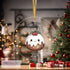 Personalised Christmas Tree Decoration, Christmas Pudding, Christmas Bauble, UV Printed Acrylic