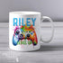 Colourful Gaming Gamer Controller Personalised White Mug, Splash Colour Controller Gift