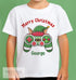 Personalised Children's Gaming Christmas T-Shirt - Xmas Controller Boys Design, Gingerbread man, Snowman, Santa, Reindeer, Elf