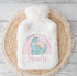 Personalised Hot Water Bottle, Christmas Gift Ideas, Dinosaur Rainbow for Girls