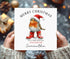 Personalised Robin in Boots Christmas Card - Perfect for Daughter Sister Niece Nephew Granddaughter Son Brother or Grandsons