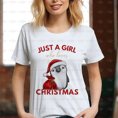 Just a Girl Who Loves Christmas - Pengiun (Exclusive, Only 30 Sets Available)