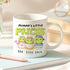 Personalised Mummy Little Pricks mug with cute cactus characters and children's names