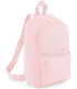 Mini fashion backpack with adjustable shoulder straps, padded back panel and front zip pocket available in multiple colours.