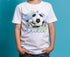 Children's White Cotton Personalised T-shirt - Football Fan Pink or Blue Boys or Girls
