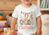 Personalised Girls Farmyard Birthday T-Shirt ANY AGE - Cotton White Top, any number any age, Fun farm animals with a pink theme