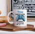 Blue Gaming Gamer Controller, Personalised Gift Mug, Limited edition Design Controller