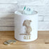 Personalised Ceramic White Money Box Coin Bank - Baby Dragon Cream Blue or Pink, New baby, First birthday, Christening Gift
