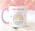 Personalised Thank You mug, teacher Gift ideas , Personalised Mug, Childminder or Foster Carer gifts, important Story