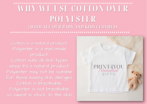 Children's White Cotton Personalised Birthday T-shirt - Dinosaur Design, Name is ONE First Birthday, Two Three Four Five Sixth Birthday