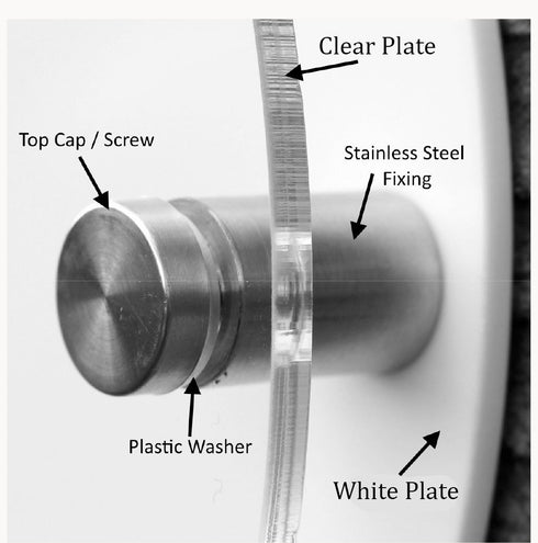 Personalised Acrylic External Door Number Plates Plaques
