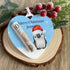 Polar Bear Heart Personalised Christmas Tree Money holder, Acrylic Christmas Decoration, Money Pouch