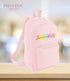 Personalised Kids Backpack, School Rucksack, Nursery Bag, Other colours, Colourful Name