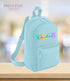 Personalised Kids Backpack, School Rucksack, Nursery Bag, Other colours, Colourful Name