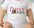 Baby's First Christmas Cotton Bib, Vest and Sleepsuit Set - Perfect for New baby Gift, Teddy Bear My First Christmas