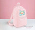 Personalised Kids Backpack, School Rucksack, Nursery Bag, Other colours, Blue Rainbow and name