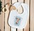 Baby's First Christmas Personalised Bib, Vest and Sleepsuit Cotton Set - Perfect for New baby Gift, PLL Boys Blue Reindeer