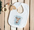 Baby's First Christmas Personalised Bib, Vest and Sleepsuit Cotton Set - Perfect for New baby Gift, PLL Boys Blue Reindeer