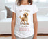 Children's White Cotton T-shirt - Life is Golden with my Doodle with puppy dog