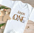 Personalised Safari First Birthday T-shirt, I am One, Sleepsuit, Vest or T-shirt