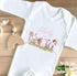 Personalised First Birthday One t-shirt, vest, Sleepsuit and long sleeve T-shirt, Pink Fairytale Fairies First Birthday Outfit.
