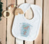 Baby's First Christmas Personalised Bib, Vest and Sleepsuit Cotton Set - Perfect for New baby Gift, PLL blue bear