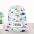 Personalised School PE / Gym / Swim Bag, Back to School kids drawstring bag, Water resistant bag, Colourful Dinosaurs DD2