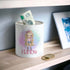 Personalised Ceramic White Money Box Coin Bank - Fashion Doll Girl