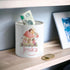 Personalised Ceramic White Money Box Coin Bank - Woodland Fairys and Name