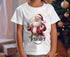 Personalised Children's Christmas T-Shirt - Unisex Design, magical Father Christmas and Name